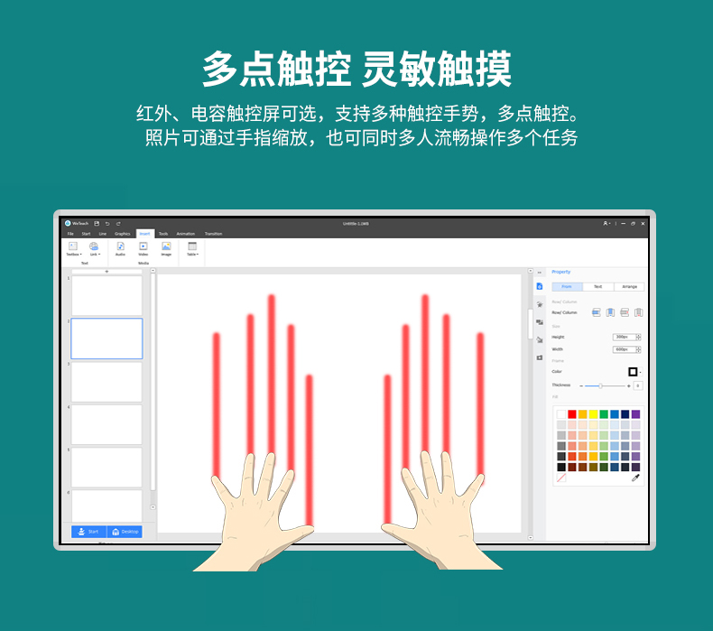 北京森克 十点触控 灵敏触摸