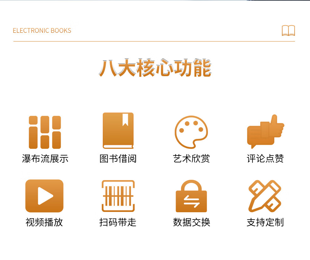森克 - 瀑布流电子借阅机八大核心功能