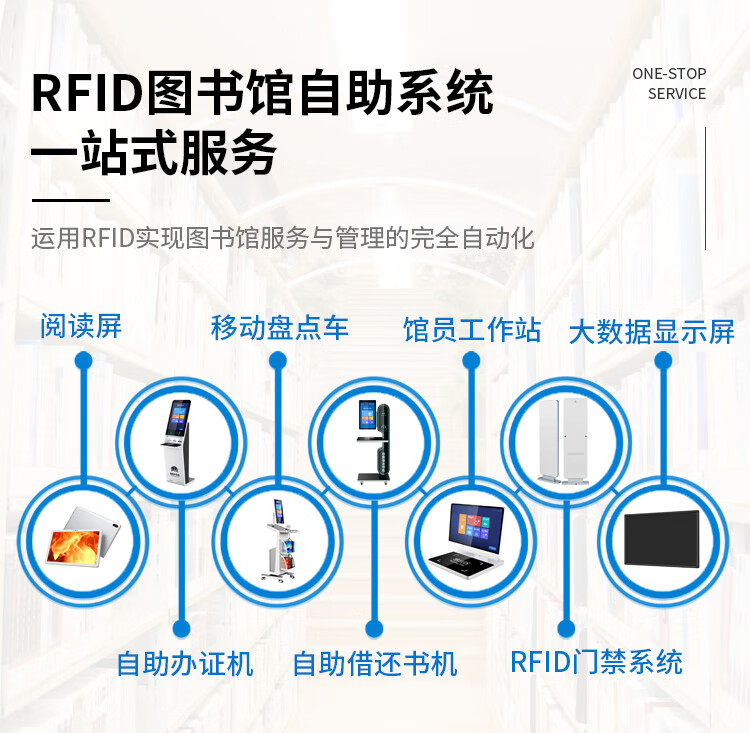 森克 -RFID 图书馆自助系统