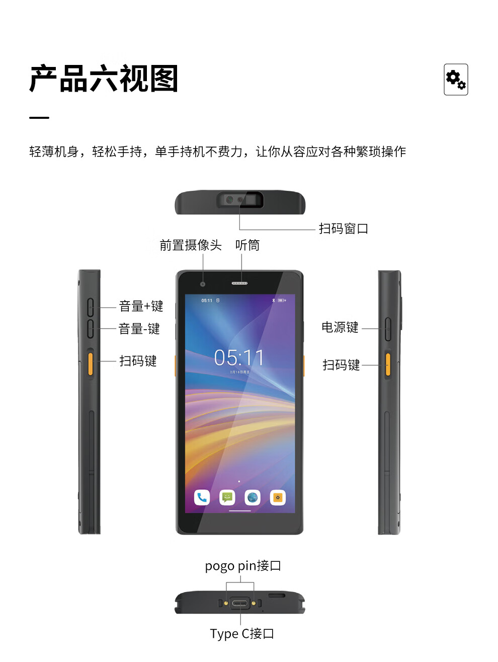6 英寸 工业三防平板